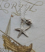 Load image into Gallery viewer, Starfish And Conch shell Necklace