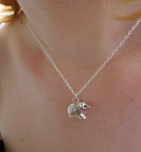 Load image into Gallery viewer, Polar bear cub necklace