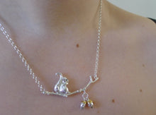 Load image into Gallery viewer, Squirrel &amp; Acorns Necklace