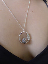 Load image into Gallery viewer, Hedgehog & Foxgloves Necklace