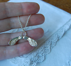 Sycamore Seed Necklace