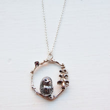 Load image into Gallery viewer, Hedgehog &amp; Foxgloves Necklace
