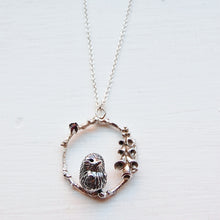 Load image into Gallery viewer, Hedgehog & Foxgloves Necklace