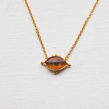 Load image into Gallery viewer, Lover&#39;s Eye Necklace, Gold dipped