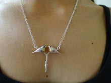 Load image into Gallery viewer, Pair of Robins Necklace