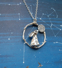 Load image into Gallery viewer, Moon Gazing Hare Necklace