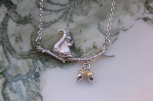 Load image into Gallery viewer, Squirrel &amp; Acorns Necklace
