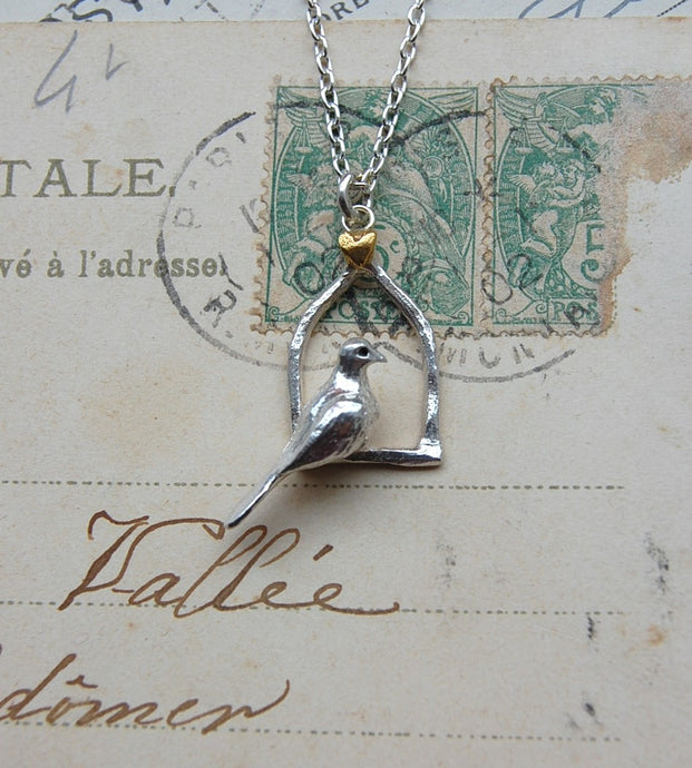Single Dove necklace