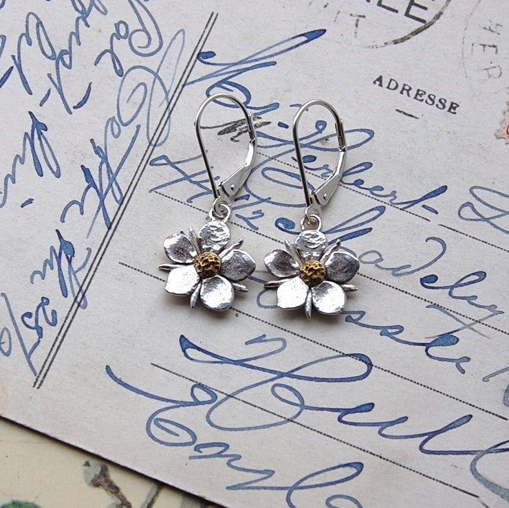 Strawberry flower Earrings