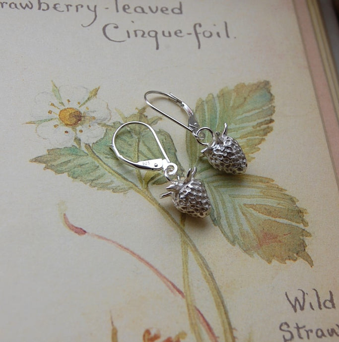 Strawberry Drop Earrings