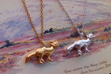 Load image into Gallery viewer, Gold Dipped Fox necklace