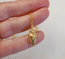 Load image into Gallery viewer, Sleepy Owl Necklace, Gold dipped
