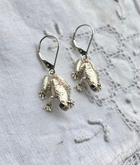 Frog earrings