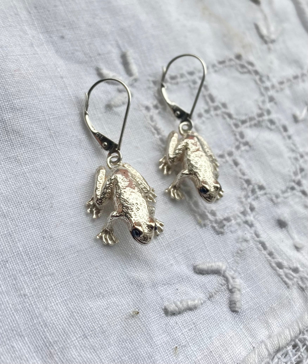 Frog earrings