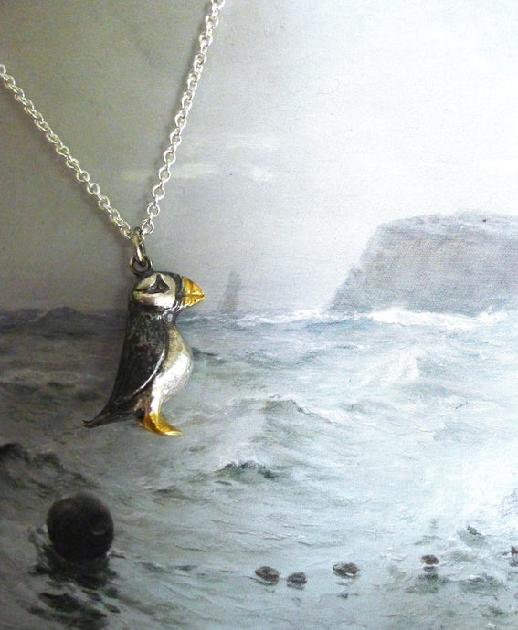 Puffin necklace
