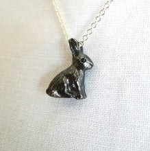 Load image into Gallery viewer, Black Rabbit Necklace