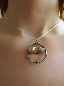 Double Wren Necklace