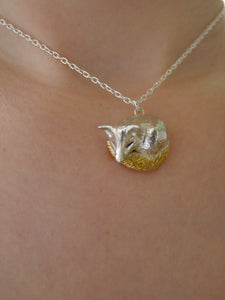 Sleepy Fox Necklace
