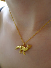 Load image into Gallery viewer, Gold Dipped Fox necklace