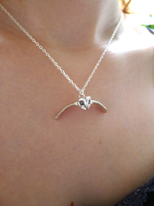 Swooping Owl Necklace