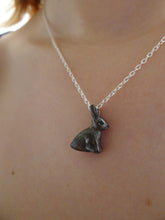 Load image into Gallery viewer, Black Rabbit Necklace