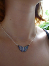 Load image into Gallery viewer, Blue Butterfly Necklace