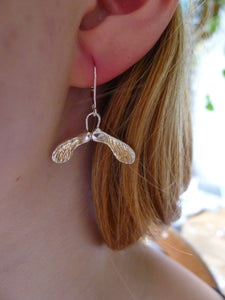 Sycamore Seed Earrings