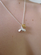 Load image into Gallery viewer, Honeybee &amp; Gold Strawberry Necklace