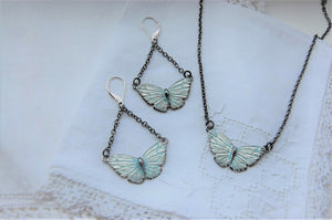 Blue Butterfly Necklace