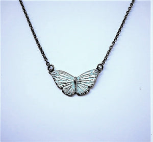 Blue Butterfly Necklace