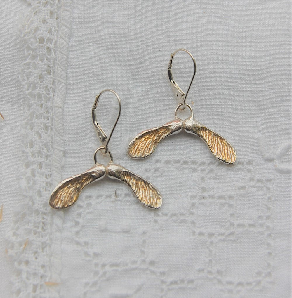 Sycamore Seed Earrings