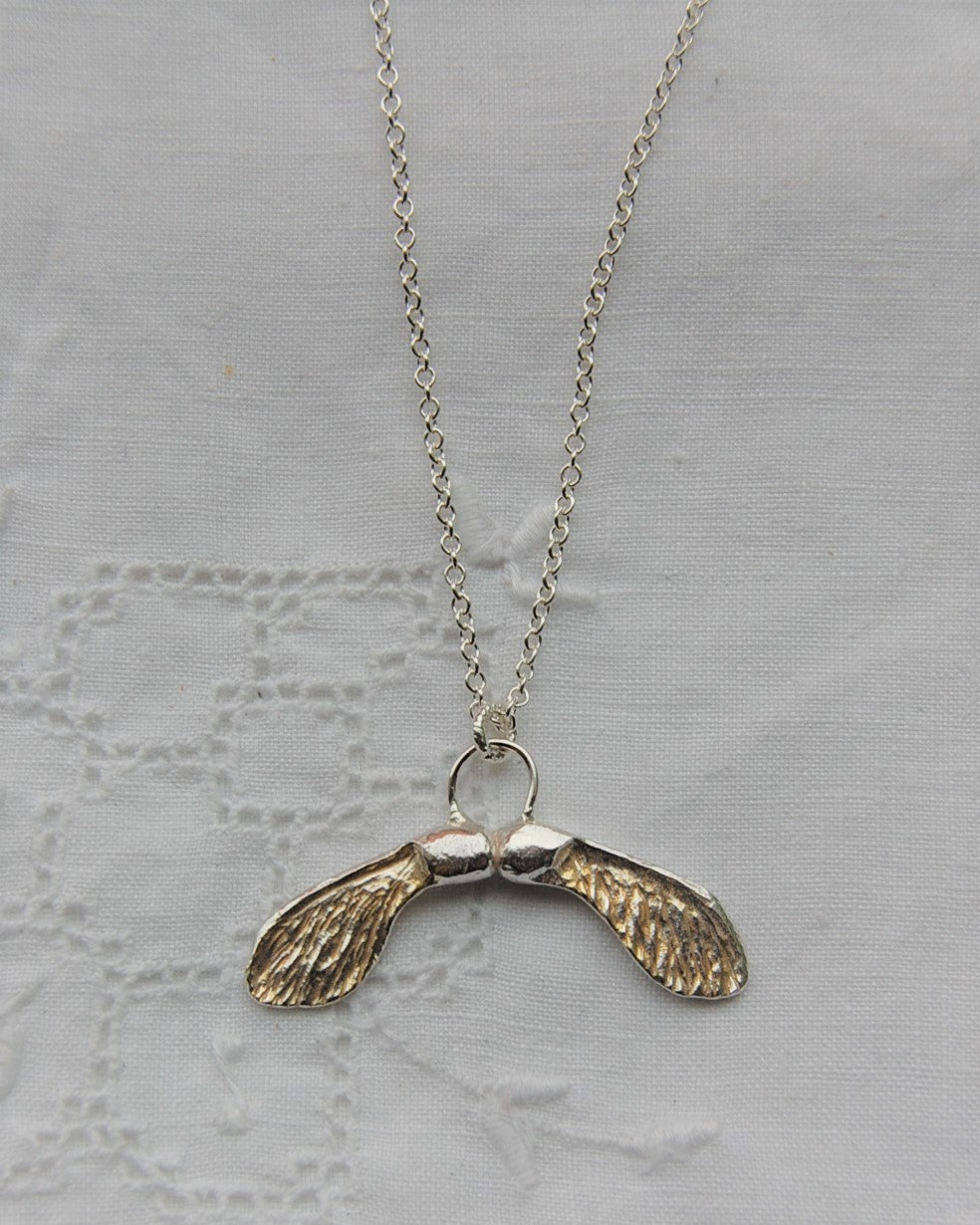 Sycamore Seed Necklace