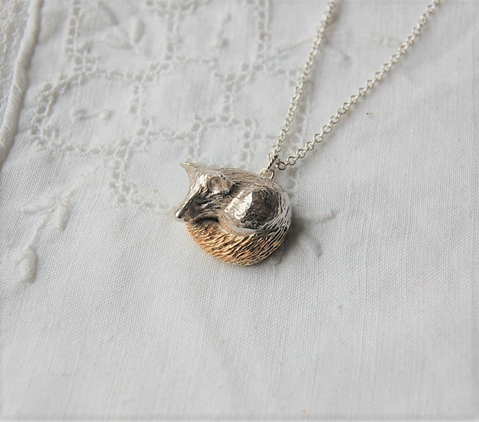 Sleepy Fox Necklace