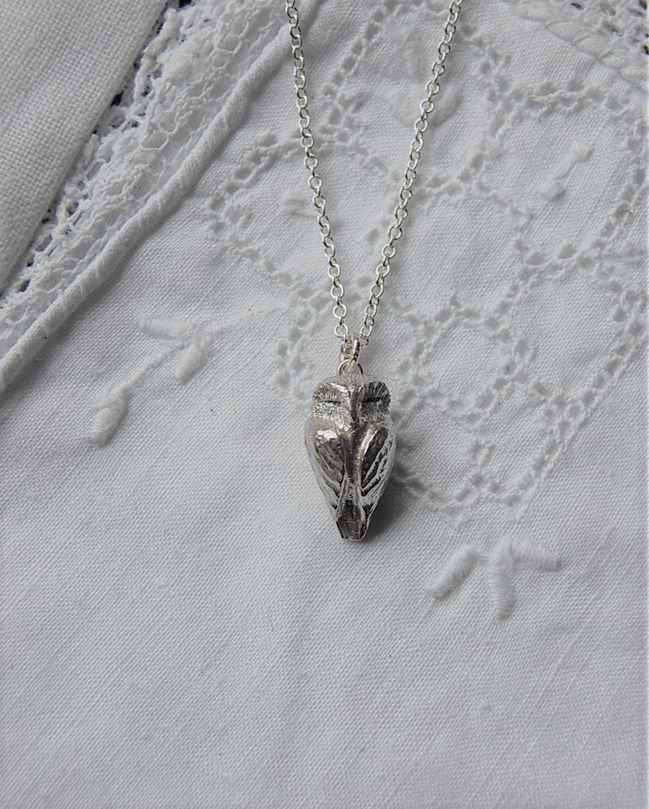 Sleepy Owl Necklace