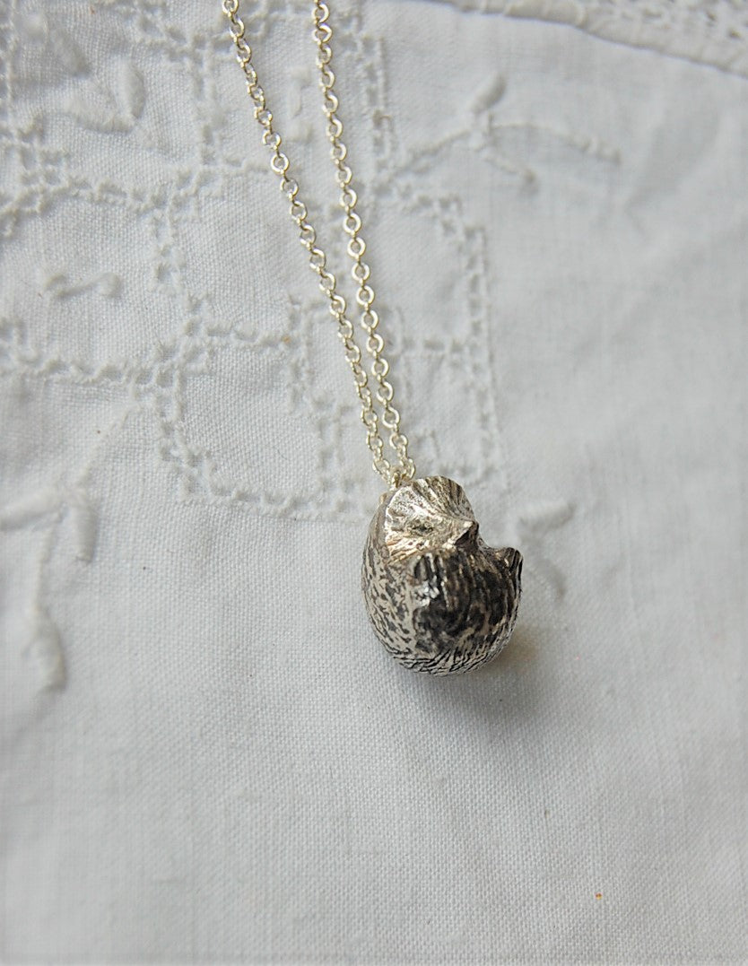 Sleepy Hedgehog Necklace