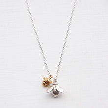 Load image into Gallery viewer, Honeybee &amp; Gold Strawberry Necklace