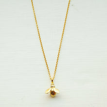 Load image into Gallery viewer, Gold Honeybee Necklace
