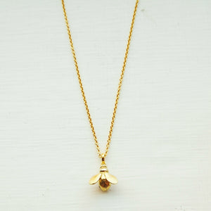Gold Honeybee Necklace