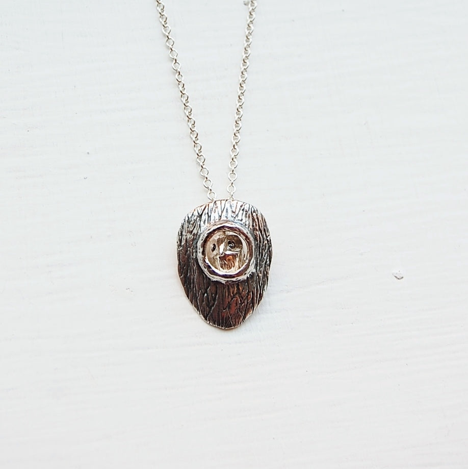 Owl in the Tree Necklace