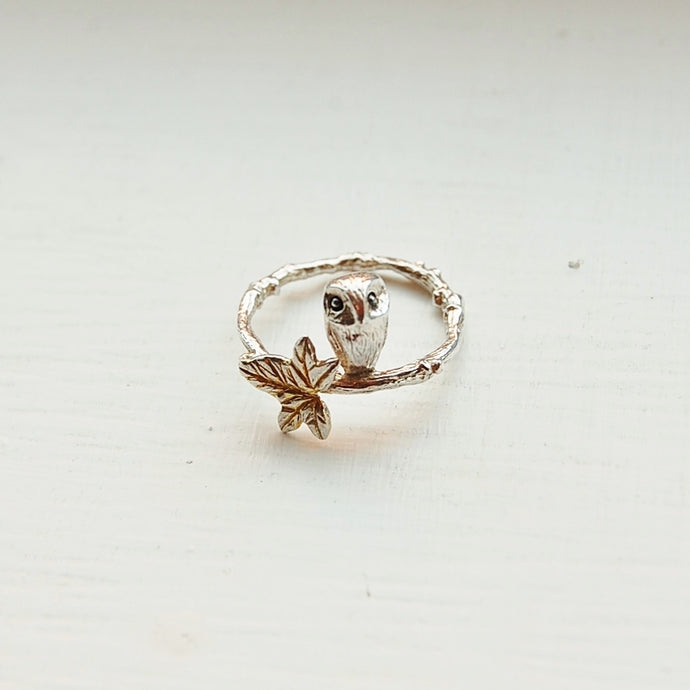 Owl in the Ivy Ring