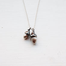 Load image into Gallery viewer, Double Acorn Necklace