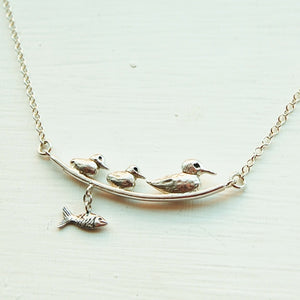 Duck & Ducklings Necklace