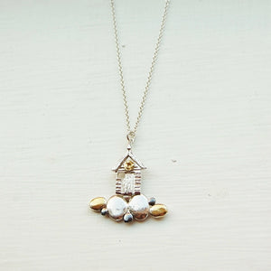 Beach Hut Necklace