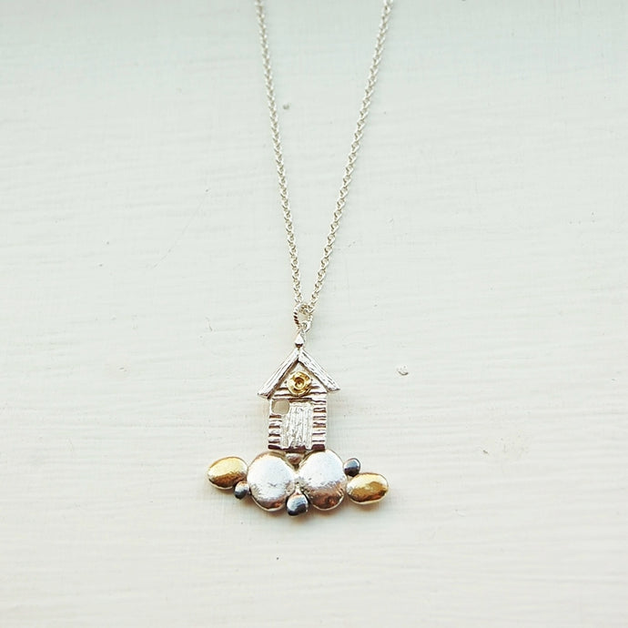 Beach Hut Necklace