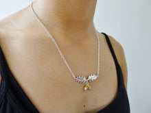 Load image into Gallery viewer, Oak Leaf &amp; Acorns Necklace
