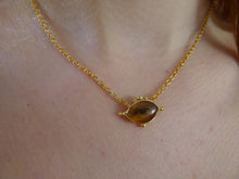 Load image into Gallery viewer, Lover&#39;s Eye Necklace, Gold dipped