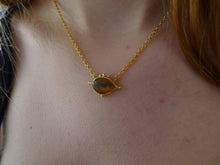 Load image into Gallery viewer, Lover&#39;s Eye Necklace, Gold dipped