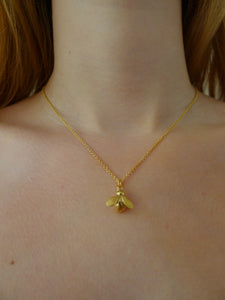 Gold Honeybee Necklace