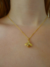 Load image into Gallery viewer, Gold Honeybee Necklace