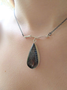 Jay Feather Necklace